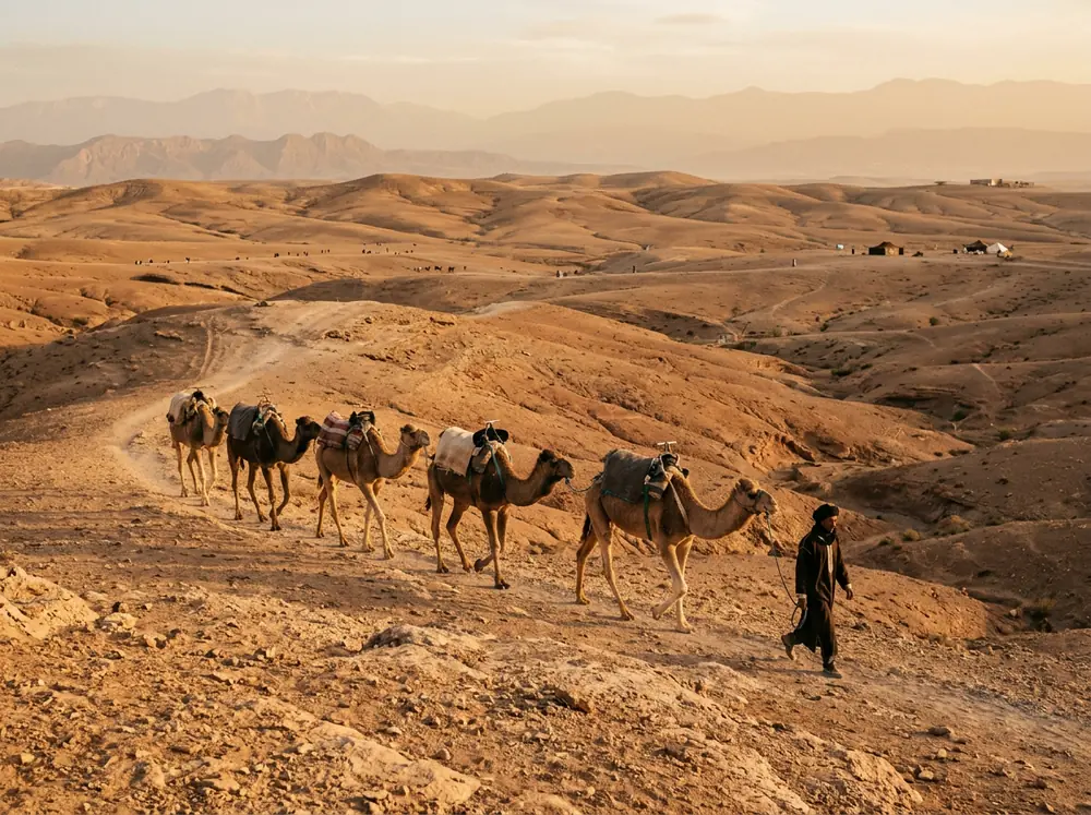 Agafay camel ride