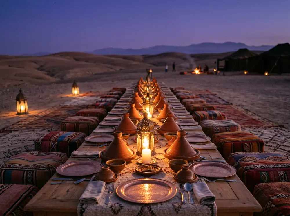 Agafay sunset dinner